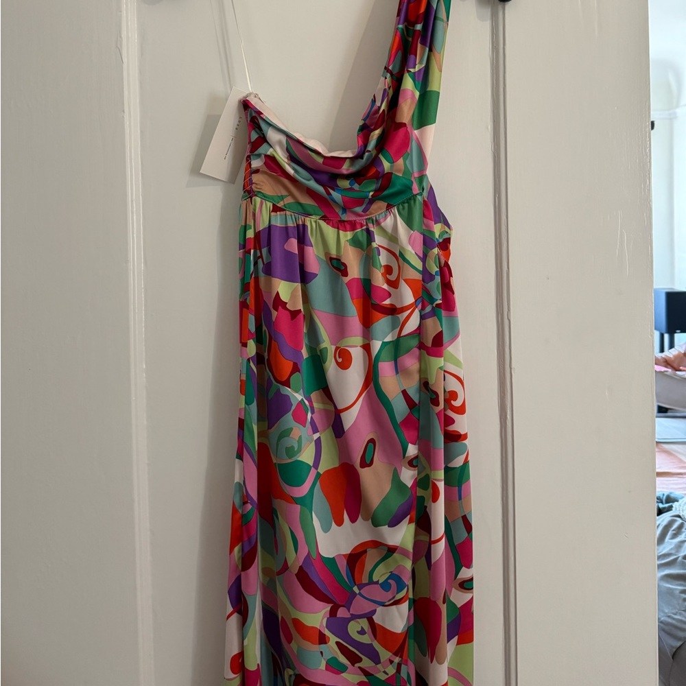 NWT Lush Clothing multicolor pant jumpsuit.